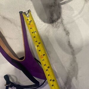 6 in High Heel - Black / Purple Suede w/ a Dust Bag- NO BOX 📦- Size 10